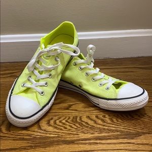 Neon Yellow Converse